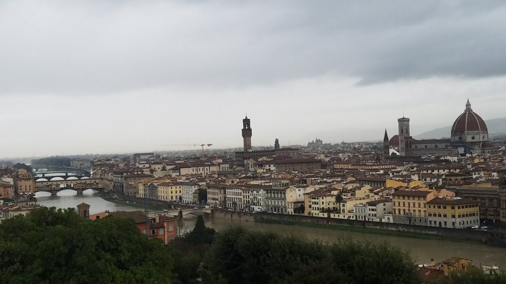 イタリア フィレンツェ ミケランジェロ広場からみた景色