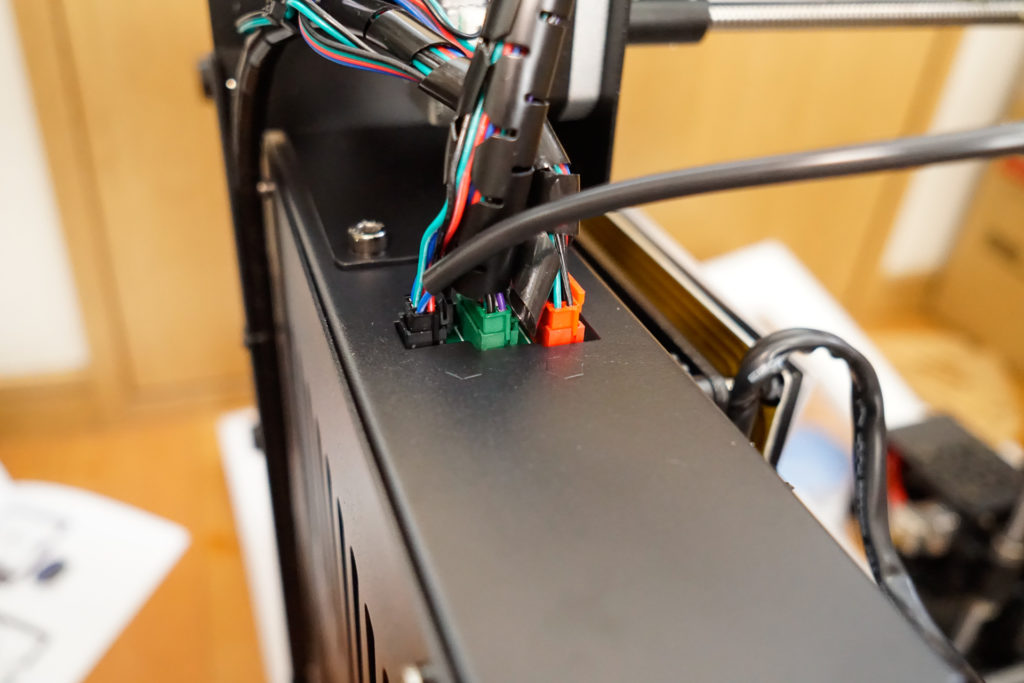 3Dプリンター Anycubic i3 Mega 組み立て ケーブル接続